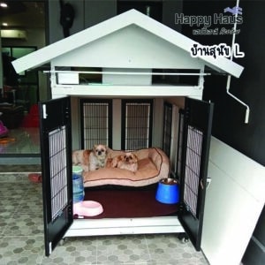 กรงสุนัขนอกบ้าน บ้านสุนัข ชิสุ