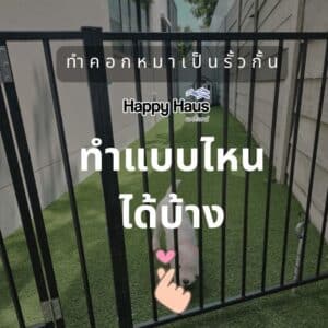 ดัดแปลงรั้วสุนัข