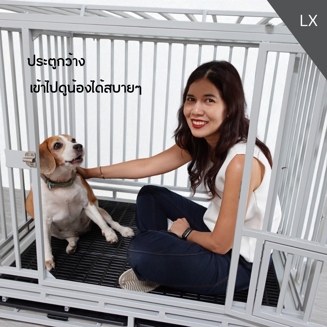 กรงสุนัขใหญ่ กรงสุนัขดุ LX